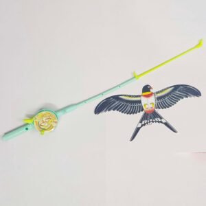 কালারফুল কার্টুন ফ্লাইং ঘুড়ি ৩০ মিটার সুতা সহ