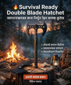 AXE Double Blade Hatchet for Survival – Buy Online in Bangladesh | FineNpick 3 AXE Double Blade Hatchet for Survival in Bangladesh