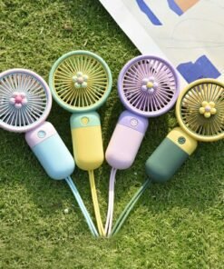 Mini Portable Rechargeable Fan – USB Handheld & Desk Fan with Mobile Holder BD