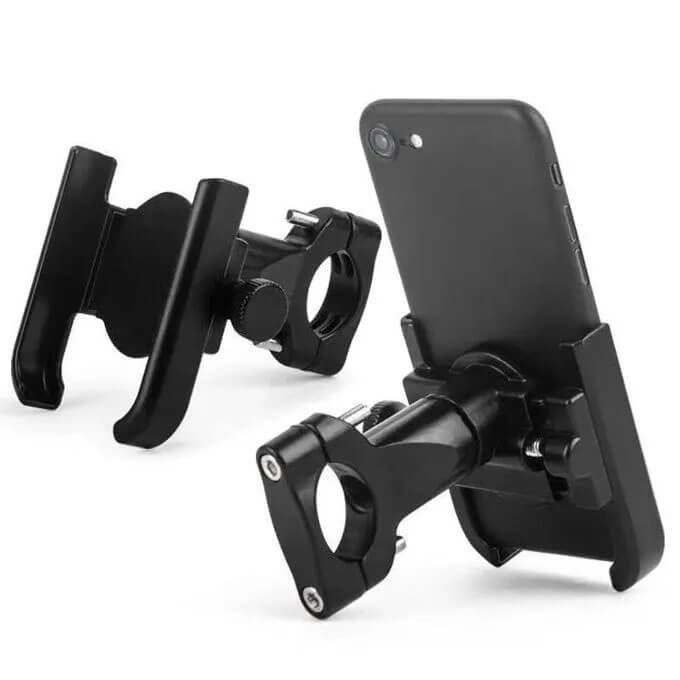 Best Aluminum Alloy Motorcycle Phone Holder – Buy Online in Bangladesh | FineNpick 4 Bike Mobile Holder Bangladesh aluminum alloy motorcycle phone holder 360 degree