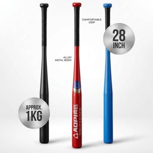 28 Inch Metal Baseball Bat – 1kg Alloy Metal Bat