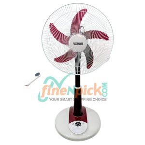 Alternative view of Defender NH 2986HRS 16 Inch Rechargeable Fan with Remote & LED Light BD