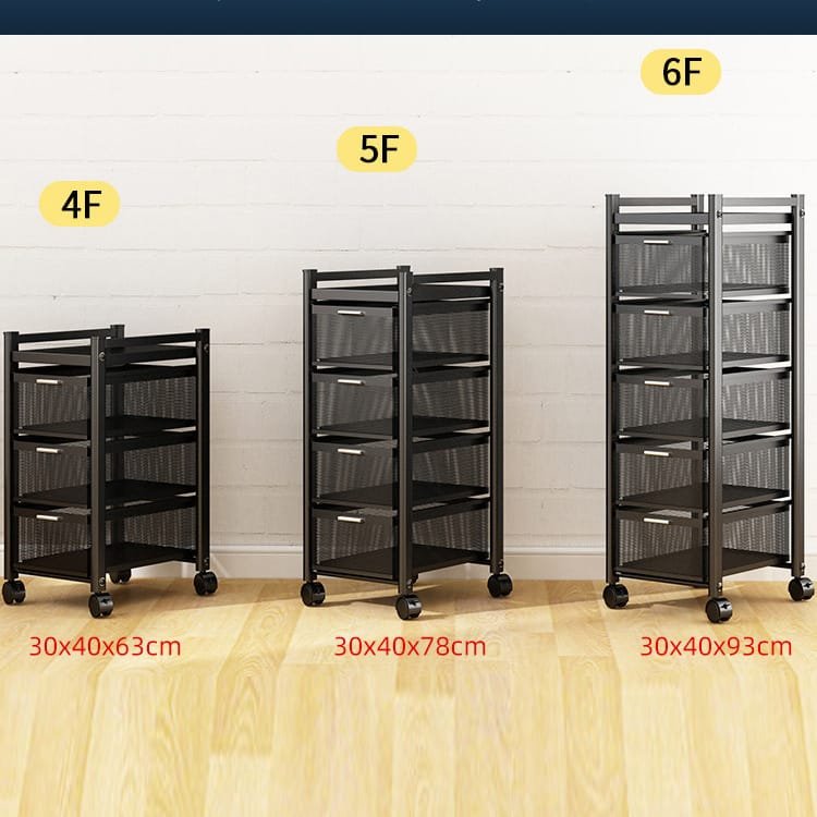 4 Layer Square Shape Kitchen Rack - Image 2