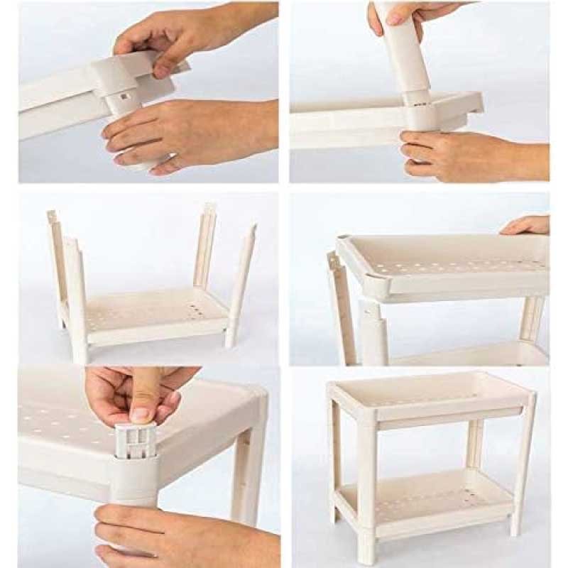 4 Tiers Rectangular Storage Rack - Image 2