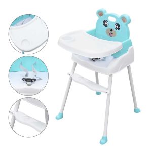 4 in 1 Adjustable Baby High Chair – শিশুদের জন্য নিরাপদ ও আরামদায়ক হাই চেয়ার - Image 3