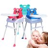 4 in 1 Adjustable Baby High Chair – শিশুদের জন্য নিরাপদ ও আরামদায়ক হাই চেয়ার