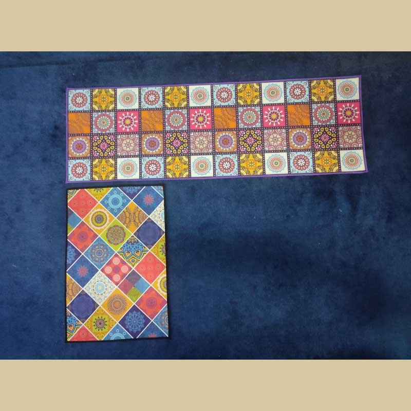 Carpet Set Kitchen Rugs Decoration ( 2 pcs Set )