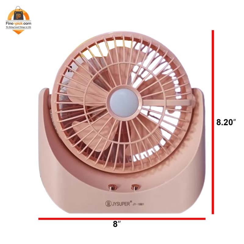 JYSUPER JY-1881 Rechargeable Desk Fan - Image 2