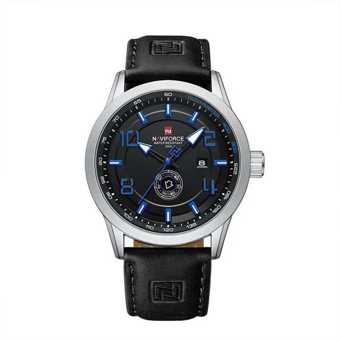 Naviforce 9229 Black Men's Watch – Fashionable, Durable & 30M Water Resistant
