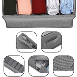 Portable Folding Under Bed Shoes Organizer - Image 3