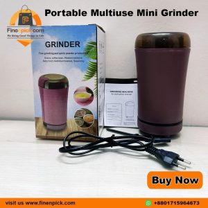 Portable Electric Grinder Machine - 150W, 4-Step Grinding