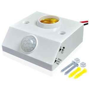 Automatic PIR Motion Sensor Light Holder (E27)