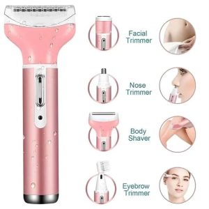Alternative view of Kemei KM-6637 Multi Functional 4 In 1 Shaver For Women